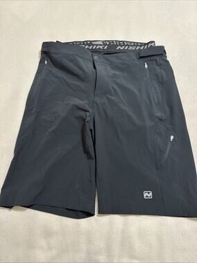 Nishiki Men’s XL Black Biking Cycling Shorts With Padded Boxer Insert 10" inseam